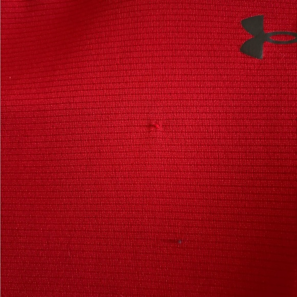 Under Armour Men's Vibrant Red Polo - Picture 5 of 6